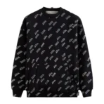 Black Advisory Board Crystals X Kith Holographic Print Crewneck