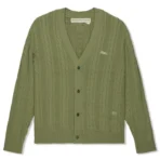 Aventurine Green ABC Cableknit Cardigan