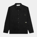Black ABC 123 Hologram Oxford Shirt