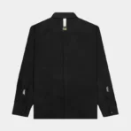 Black ABC 123 Hologram Oxford Shirt Back View