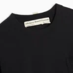 Black ABC 123 S-S Pocket T-shirt Close View