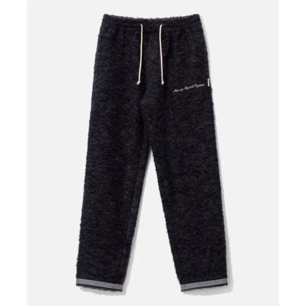 Black ABC Fancy Yarn Lounge Pants