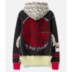 Black ABC Planet Saving Information Fungi Edition 2 Hoodie Back