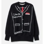 Black Advisory Board Crystals I Am an Executive Sweatshirt