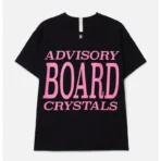 Black Advisory Board Crystals Leave Me Alone Tee Back