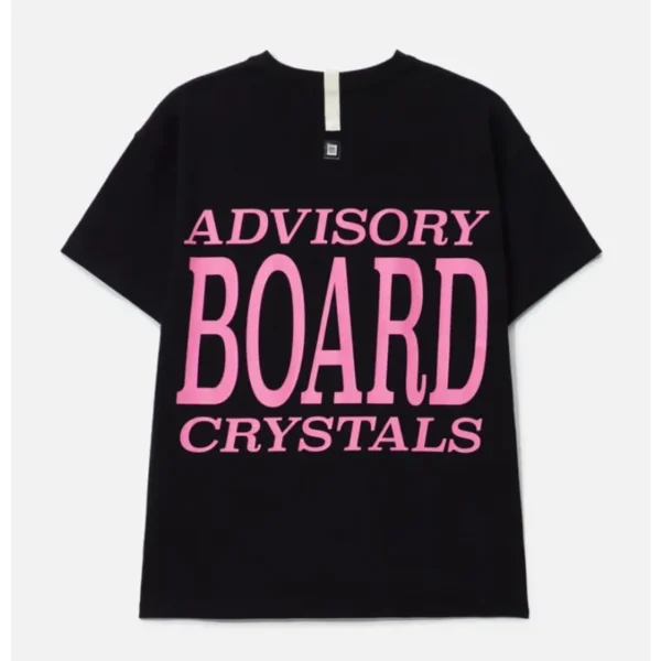 Black Advisory Board Crystals Leave Me Alone Tee Back