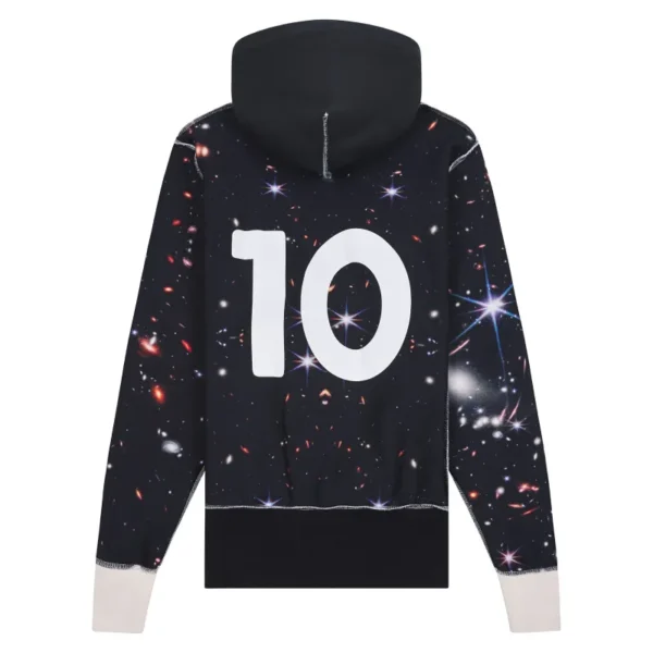 Black Advisory Board Crystals October Birthstone Hoodie Back