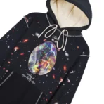 Black Advisory Board Crystals October Birthstone Hoodie Close