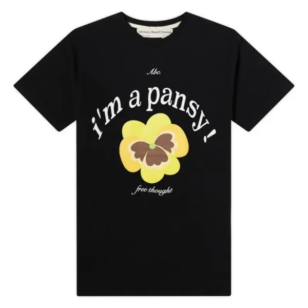 Black Advisory Board Crystals Pansy T-Shirt