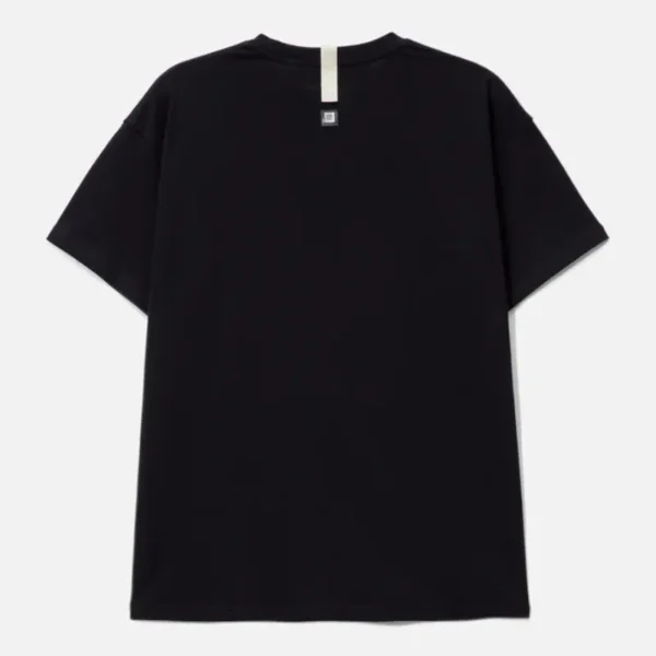 Black Advisory Board Crystals Skull Short Sleeve T-shirt Back