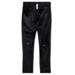 Black Advisory Board Crystals Velour Studio Work Pant Back Side