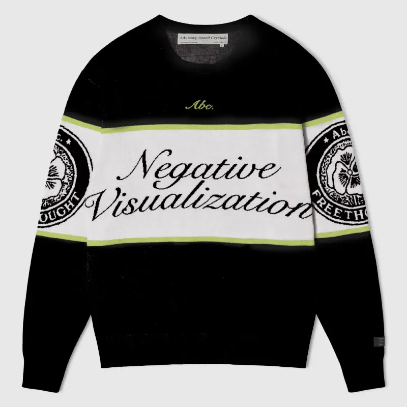 Home 46 Black Onyx Abc Negative Visualization Sweater