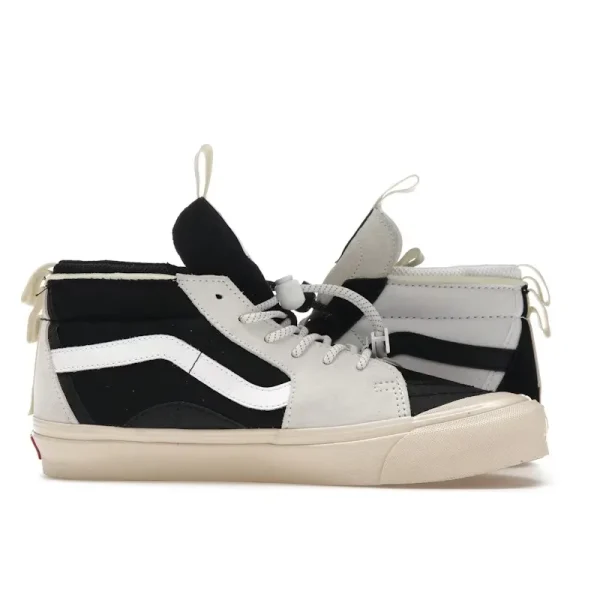 Black/White ABC X Vans Sk8-Hi EXT Mismatch Shoes