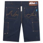 Blue ABC Hyperlightweight Nylon Ripstop Jorts Back View