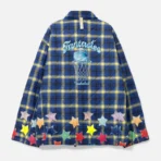 Blue ABC x NBA Fantasies Quilted Coaching Jacket Back