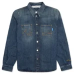 Blue Advisory Board Crystals Denim Work Shirt