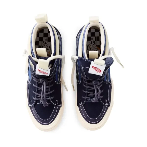 Blue Advisory Board Crystals Vans Sk8-Hi EXT Shoes Upper Side