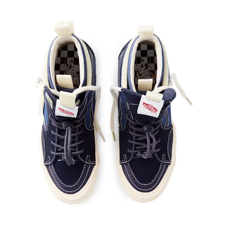 Home 78 Blue Advisory Board Crystals Vans Sk8-Hi Ext Shoes Upper Side