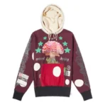 Brown ABC Critical Thought Mind Spores Hoodie