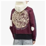 Brown ABC Critical Thought Mind Spores Hoodie Back