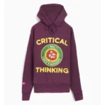 Burgundy ABC Critical Thinking Hoodie