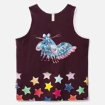 Burgundy Advisory Board Crystals Team Jersey Back