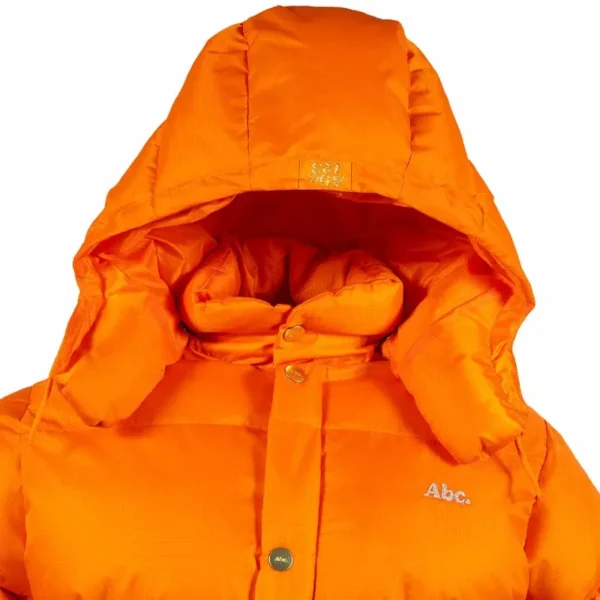 Carnelian Orange ABC 12(3) Puffer Jacket Close