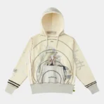 Cream ABC Psychic Death Hoodie