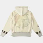 Cream ABC Psychic Death Hoodie Back View