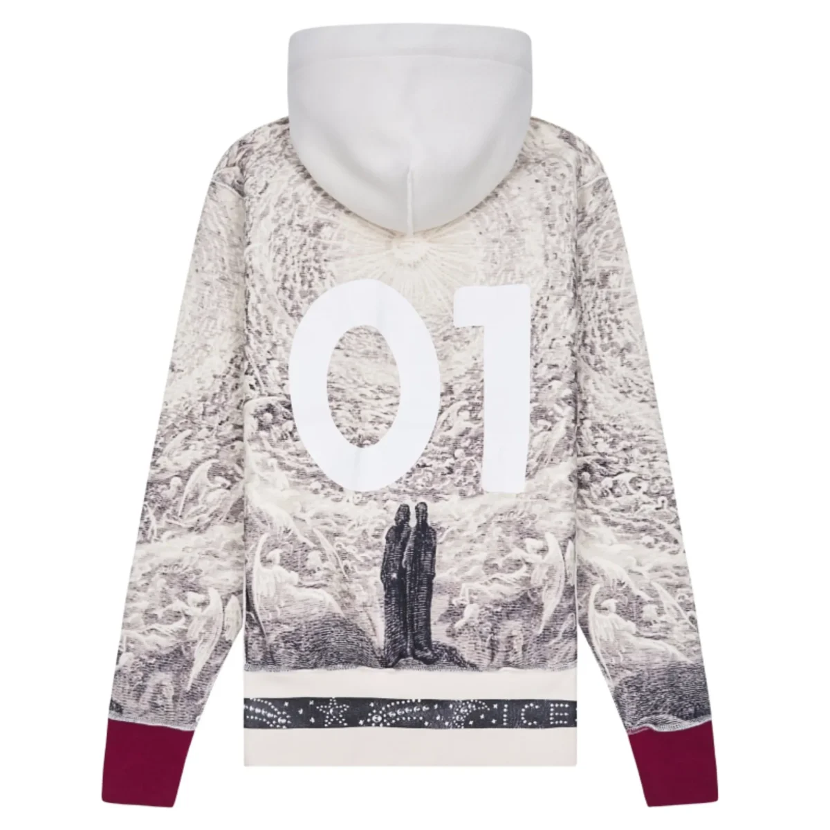 Cream Advisory Board Crystals January Birthstone Hoodie Back