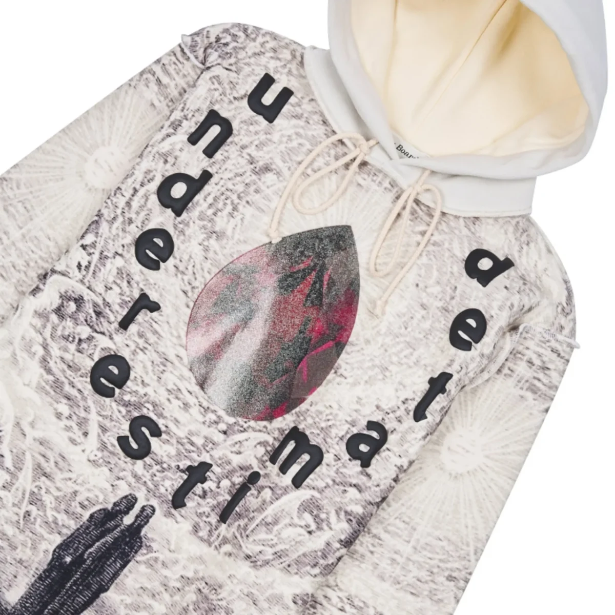 Cream Advisory Board Crystals January Birthstone Hoodie Close
