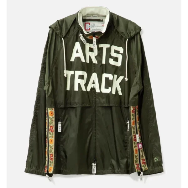 Dark Green ABC Arts Track Ripstop Jacket
