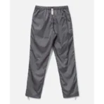 Dark Grey Advisory Board Crystals Ripstop Zip-Up Pant Back