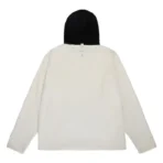 Ecru Advisory Board Crystals Bear Patch Boa Hoodie Back Side