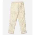 Ecru Advisory Board Crystals On The Fringe Pant Back Side