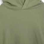 Green ABC Hologram French Terry Hoodie Close View