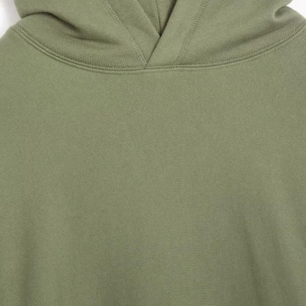 Green ABC Hologram French Terry Hoodie Close View