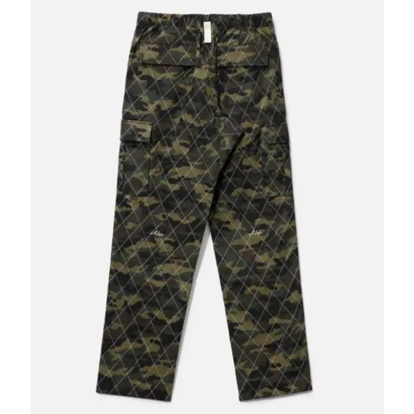 Green Advisory Board Crystals Camouflaged Field Pants Back Side