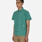 Green Advisory Board Crystals Studio Work Shirt Side View