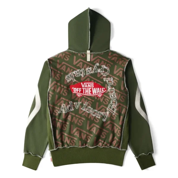 Green Advisory Board Crystals X Vans Opal Shoebox Hoodie Back View