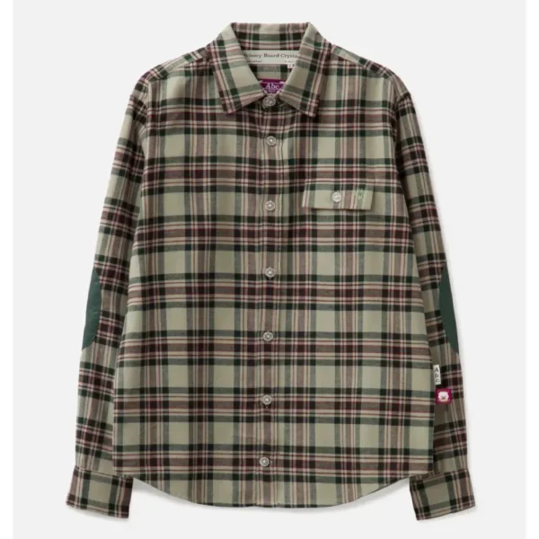 Green Check ABC Book Sale Plaid Shirt