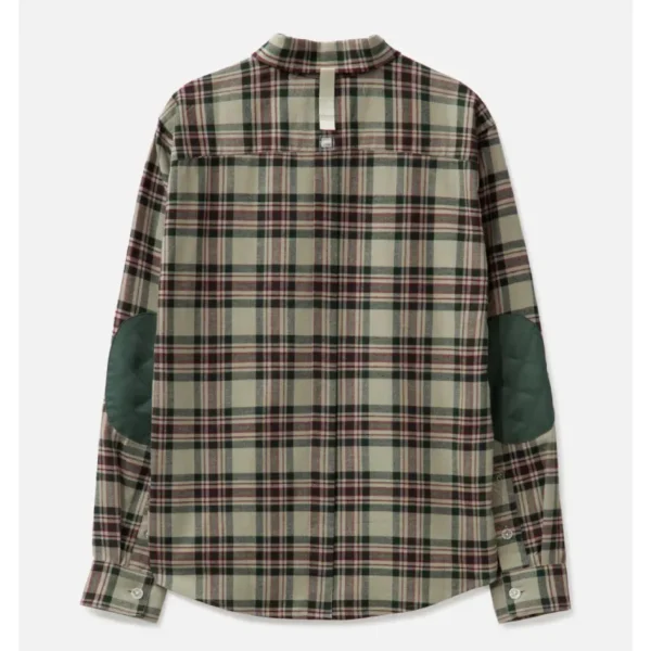 Green Check ABC Book Sale Plaid Shirt Back