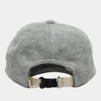 Grey ABC Shaggy Chainstitch Logo Hat Back View