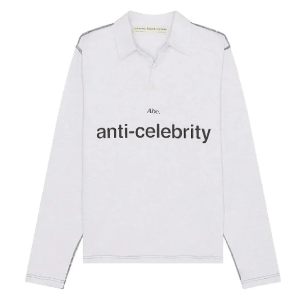 Grey Advisory Board Crystals Anti-celebrity Polo Rugby Shirt