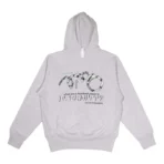 Grey Advisory Board Crystals Peerless Hoodie Back View Back View