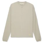 Grey Advisory Board Crystals Waffle Henley Crewneck