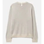 Light Beige ABC Best Children Knit Sweater Back