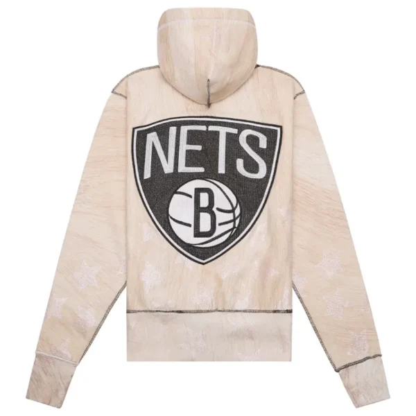 Light Beige ABC X NBA (BKLYN Nets) Hoodie