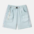 Light Blue ABC Waterproof Nylon Taffeta Spring Shorts