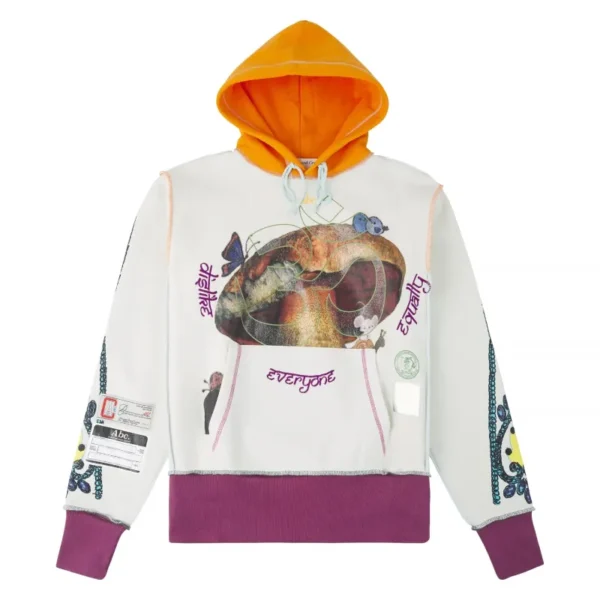 Light Grey Advisory Board Crystals Equality Hoodie